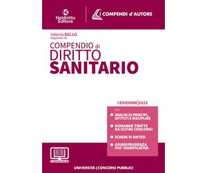 Libri Valerio Bello - Compendio di diritto sanitario - 2023