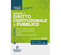 Libri Vito Valerio - Schemi Di Diritto Costituzionale E Pubblico 2026