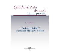 Libri Vizzoni Lavinia - I Minori Digitali Tra Doveri Educativi E Tutele