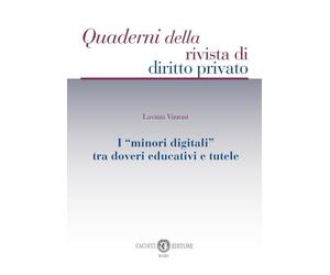 Libri Vizzoni Lavinia - I Minori Digitali Tra Doveri Educativi E Tutele