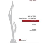 Libri Yokota Keisuke - 23 Steps. Piano Trio (Violin, Cello And Piano). Partitura