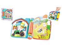 Libricino interattivo della fattoria con suoni, plastica, 6m+