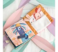 Libricino tessile con attività LILLIPUTIENS - Stella la cervetta e il suo doudou