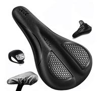 LIBRNTY Coprisedile per Bici,Coprisella in Gel per Bicicletta,con Copertura Impermeabile,Superficie in PU migliorata,Traspirante Copri Sella Sellino Bici,per Ciclismo da Strada(nero)