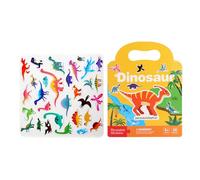 Libro adesivo riutilizzabile, attività educative per bambini, libro adesivo riutilizzabile per apprendimento precoce per bambini per allenamento di coordinazione occhio-mano