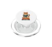 Libro Amante Gatto Lettura Sii gentile Biblioteca Libri Design PopSockets PopGrip per MagSafe