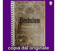 libro antico di magia pratica stregoneria occultismo codice radiestesia pendolo
