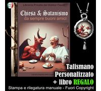 Libro Antico Prohibito Chiesa e Satanismo Grimorio Raro da Collezione Occultismo