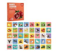 Libro appena nato della carta bianca nera della carta di stimolazione visiva del bambino del bambino ad alto contrasto