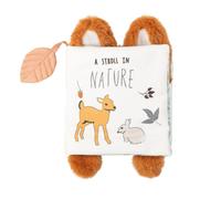 Libro attività neonato con stampa animali della foresta multicolore