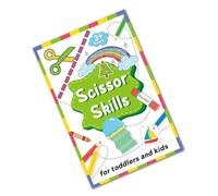 Libro attività per bambini con le forbici: tagliare la carta in modo sicuro per l ' apprendimento creativo e divertimento in famiglia Pratica con le forbici per bambini sul taglio della carta