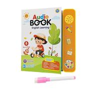 Libro Audio Inglese Parole Libro Educativo Interattivo con Esercizi di Ascolto Realizzato in Pp Adatto per Apprendimento Linguistico Bambini