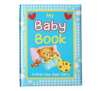 Libro Blu Per Neonati Diario Di Ricordi Fino A 5 Anni