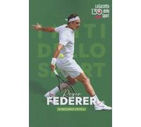 LIBRO BOOK TASCABILE I MITI DELLO SPORT N°4 ROGER FEDERER 12,5X18,5 GAZZETTA