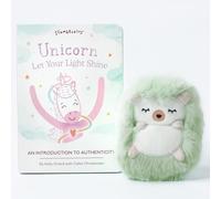 Libro cartonato Slumberkins Unicorn Let Your Light Shine e mini riccio Seafoam | Supporta l'autenticit e l'intelligenza socio-emotiva per bambin
