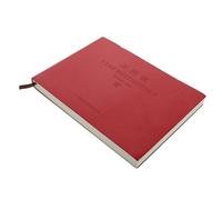 Libro Cassa Versatile in Pelle Finta Rosso, Leggero e Semplice | Quaderno Ragioneria, Libro Risparmi Denaro, Libro di Casa, Libro Amministrativo Contabile