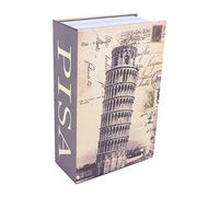 Libro Cassaforte Dizionario Libro Segreto Cassaforte Sicurezza Scatola soldi contanti gioielli Lock Box (Pisa Tipo Torre Pendente) 18 x 11.5 x 5.5cm