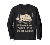 Libro Cat Lady Introvert Tranquillo Tempo Accogliente Lettore Morbido Maglia a Manica