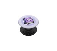 Libro con un segnalibro a cuore per gli amanti dei libri, lettori Kindle PopSockets PopGrip Adesivo