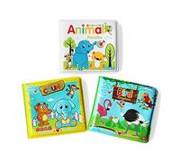 Libro da Bagno Educativo per Bambini 6 Mesi+,Giocattolo Impermeabile con Animali Marini Neonati e Prima Infanzia