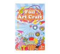 Libro da colorare a tema di compleanno per bambini Foil Art Craft Set Graffiti Picture Painting Birthday Theme Coloring