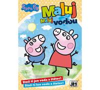 libro da colorare A5 dipingi con l'acqua Peppa Pig