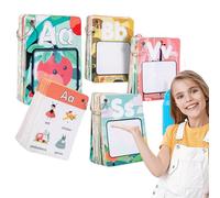 Libro da colorare ad acqua - Carte educative per l' e le lettere per l'apprendimento, libro riutilizzabile per dipingere con acqua, per bambini, ragazze, viaggi, auto, feste, compleanni, casa