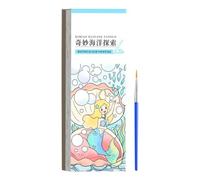 Libro da colorare ad , dipingi con libri sull'acqua per bambini Dipingi con | Libri sull'per bambini per ragazzi e ragazze, artigianato artistico