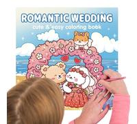 Libro Da Colorare Adorabile - Libro Da Colorare Con Disegni Grandi e Linee Semplice - Pagine Di Cartoni Animati, Attività Artistica Carina Per Bambini Ragazzi e Adolescenti Antistress