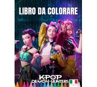 Libro da colorare Cacciatori di Demoni K-P-0-P