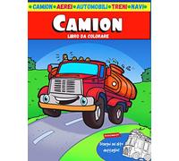 Libro da Colorare Camion: Libro da colorare per bambini con,Camion dei pompieri,Camion dell'immondizia,Aerei,Automobili,Navi e altro ancora!