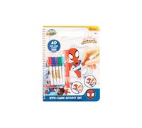 Libro da colorare cancellabile Spidey | Libro da colorare a cancellazione per bambini dai 3 anni | 40 pagine con i personaggi di Spidey & Friends | Giocattolo educativo con 5 pennarelli | Attività per