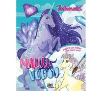 Libro da colorare con acqua A4 - Unicorni