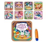 Libro da colorare con acqua, utensili riutilizzabili per scarabocchiare e dipingere, quaderno per esercizi ad , per studenti, principianti, scuola, casa e