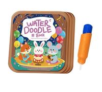 Libro da Colorare con Marcatori a Base di Acqua | Attrezzature per Doodle Riutilizzabili,Quaderno per Pratica con Acqua | Per Ragazzi, Ragazze, Bambini, Adulti, Studenti, Artisti, Principianti, Giovan