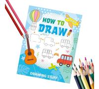 Libro da colorare creativo per - 21,5 x 27,5 cm, attività educativa e divertente per feste, libro di disegno semplice con illustrazioni, per piccoli regali di compleanno, Natale,