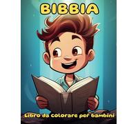 Libro da Colorare delle Bibbia per Bambini con 50 illustrazioni Religiose