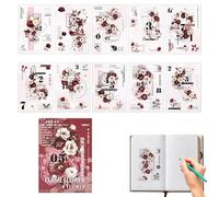Libro da colorare di adesivi, journaling del libro adesivo - 20 fogli adesivi per diario per animali domestici | Successori di journaling per adulti, accessori per scrapbooking creativi per adulti