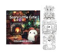 Libro Da Colorare Di Halloween - Paint Drawing Pad, Art Notebook | 40 Fogli Cartoon Doodle Paper, Creative Journal For School Travel Home Birthday Classroom Fun, Creatività A Tema Spettrale