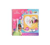 Libro da colorare Disney Princess con acqua | Libro da colorare riutilizzabile per bambini a partire dai 3 anni | con penna ad acqua ricaricabile | 12 pagine da colorare | Vaiana, Rapunzel, Biancaneve