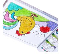 Libro da colorare educativo per i più piccoli, per lavori artistici, paesaggi animali, non sbiadisce, miglioramento della coordinazione degli occhi della mano, libro di attività sicuro per dipingere