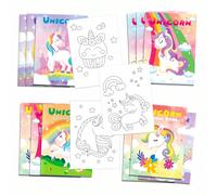 Libro da colorare fai-da-te con disegni di unicorni, libro di attività divertente e creativo, perfetto per progetti artistici, gioco di fantasia e apprendimento, regalo ideale per gli amanti degli uni