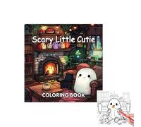 Libro Da Colorare Fantasmi Halloween - Libro Da Colorare A Tema Halloween Con Creature Spaventose,Attività Rilassanti Per Bambini Con Personaggi Regalo Per Viaggi Casa Scuola Ragazze Ragazzi Famiglia