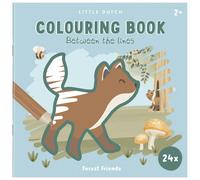 Little Dutch 126138 libro da colorare/Colouring Book - Forest Friends