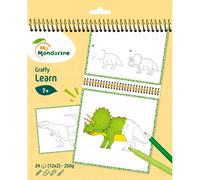 MY MANDARINE GY168C - album da colorare Graffy Learn per imparare a disegnare - 24 disegni 250g -a partire dai 7 anni - mezzi di trasporto