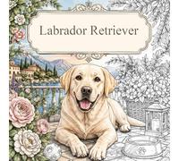 Libro da colorare Labrador Retriever: Disegni rilassanti e pieni di dolcezza, gioia e momenti della vita quotidiana