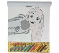 Libro da Colorare Marvel Disney per Bambini Album Maxi 40,5x35 cm con Pastelli Matite Stickers e Fogli Magici Idea Regalo Creativa (Principesse)