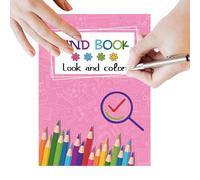 Libro da colorare per bambini per la ricerca e la colorazione - Pagine da colorare per bambini e ragazzi con personaggi dei cartoni animati | Libri da colorare spessi per e ragazze giocattoli a colori