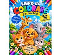 Libro da colorare per i bambini: Un mondo di animali ti aspetta!