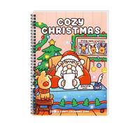 Libro Da Colorare Per Il Natale - Attività Per Le Vacanze Invernali - Libro Da Colorare Giocattolo Con Renna Di Natale | Per Oltre 3 Anni Studenti Ragazze Ragazzi Aereo Aula Stanza Di Studio